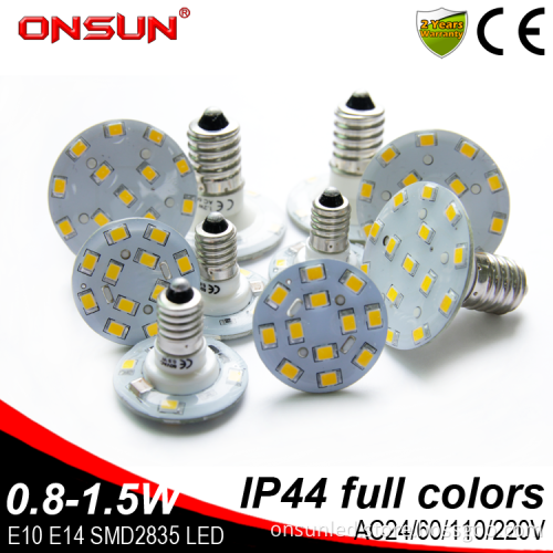Manufacture 1.2w E14 20 led SMD2835 waterproof IP44 auto programmed fairground lights rgb led dot light fun amusement lighting